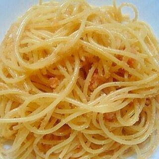 【うま塩】の明太子パスタ